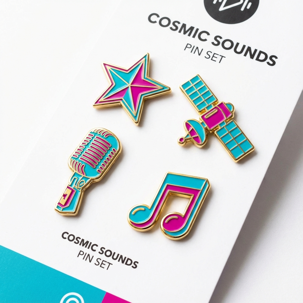 ファンマークピンバッジセット